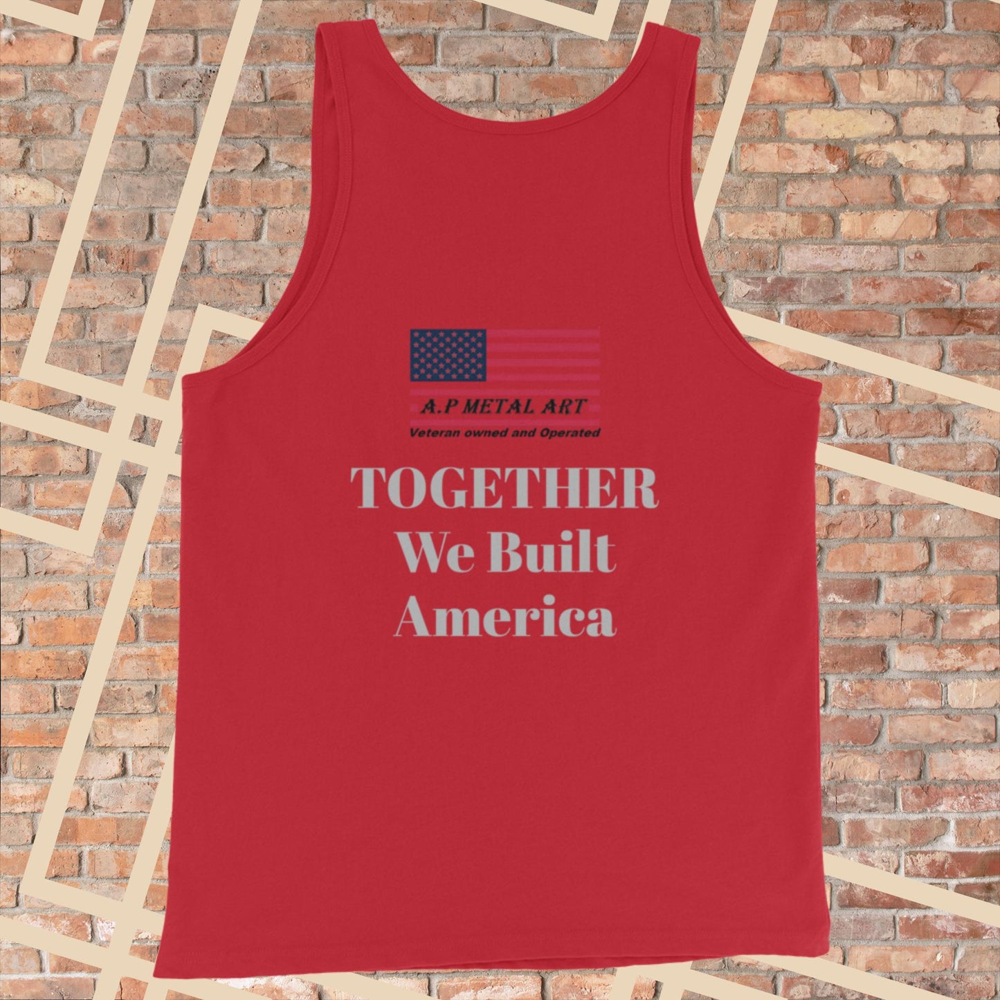 Welder, Red White and blue