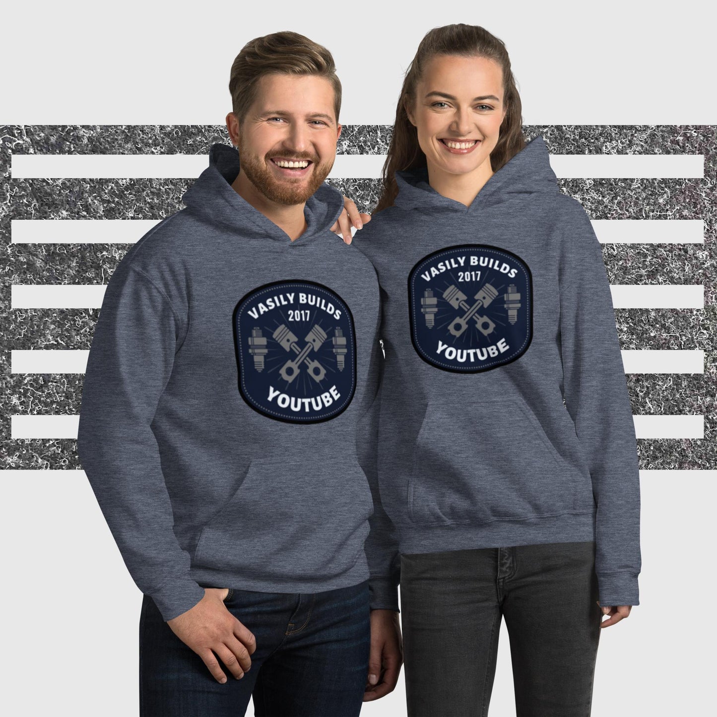 Vasily Build's, Piston and Spark plug logo