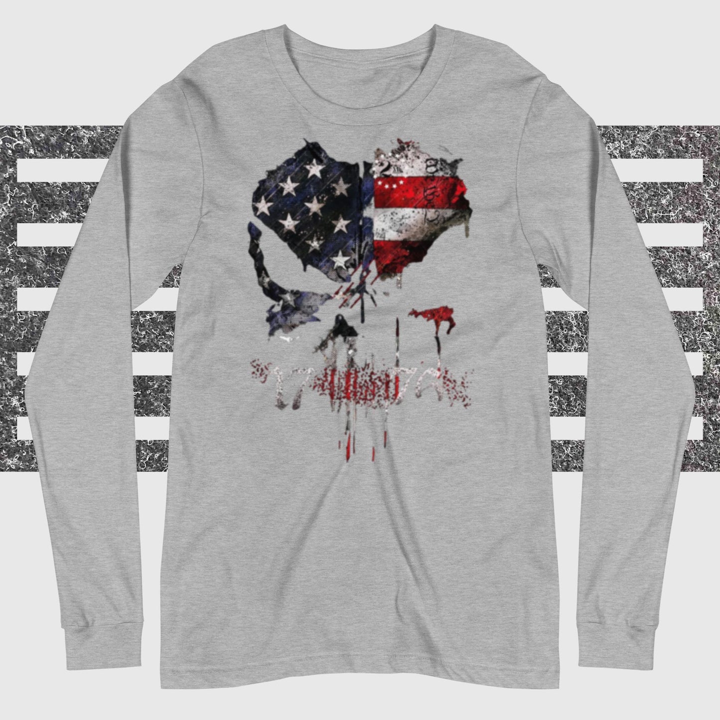 1776, Skull Red White and Blue